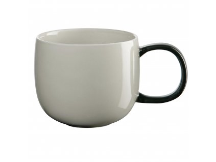 Hrnek s uchem JOY 400 ml, béžová,šedá