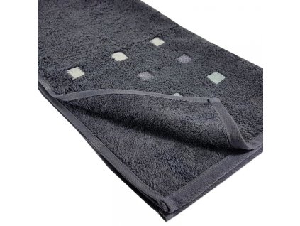Ručník pro hosty QUATTRO 36 x 50 cm, antracit