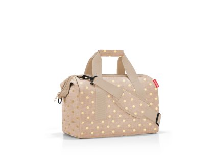 Cestovní taška ALLROUNDER M metallic dots coffee