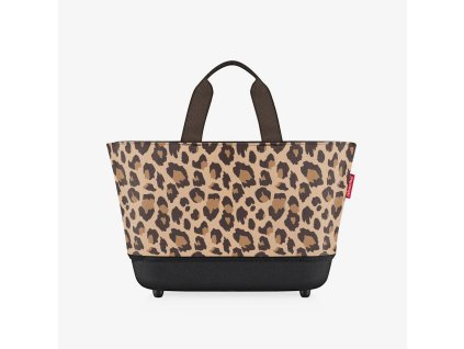 Skládací nákupní košík SHOPPINGBASKET, leo macchiato