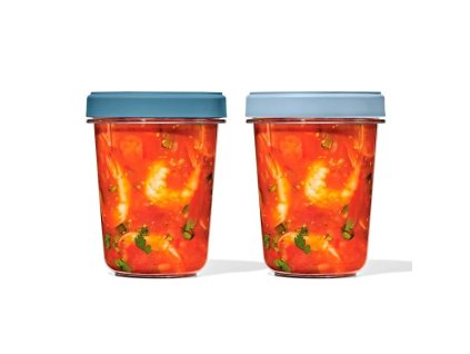 Dóza na potraviny Twist & Stack set 2 ks, 950 ml