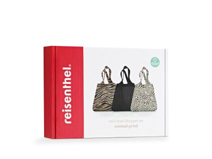 Skládací nákupní taška Mini Maxi Shopper set 3 ks, animal