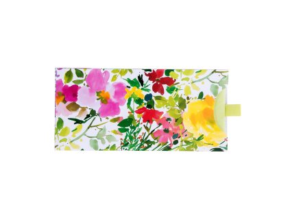 ARTEBENE dárková obálka přání Květinové potěšení 23 x 11 cm