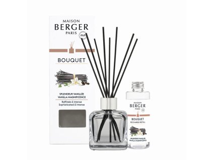 Maison Berger Paris Aroma difuzér CUBE + náplň Velkolepá vanilka 100 ml 3