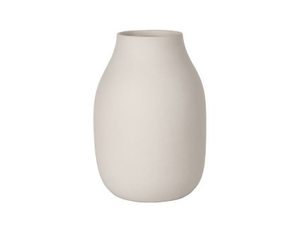 Váza COLORA 20 cm jemně béžová