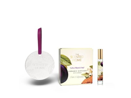 Keramický pomander s esencí VELVET PLUM & OUD