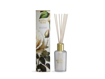 Vánoční difuzér THE SCENTED HOME ROSE & VANILLA MUSK 150 ml
