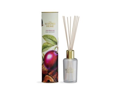 Vánoční difuzér THE SCENTED HOME VELVET PLUM & OUD 150 ml