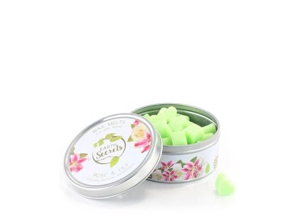 Vonný vosk v krabičce ROSE & LILY 50 ks