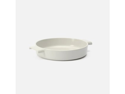 Zapékací mísa TERRA kulatá p. 26 cm krémová
