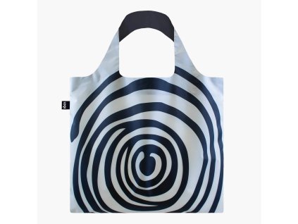 LOQI skládací taška Museum Spirals Black LOUISE BOURGEOIS