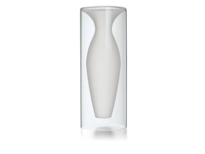 Skleněná váza ESMERALDA L v. 32 cm