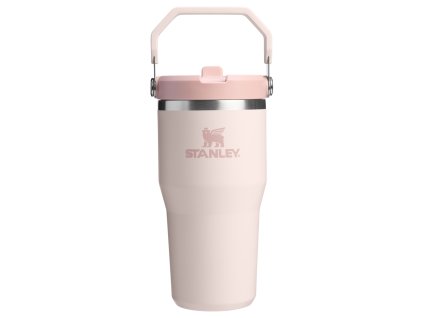 STANLEY Termoláhev s integrovanou slámkou The IceFlow™ Flip Straw 2.0 Tumbler 600 ml 20oz Rose Quartz