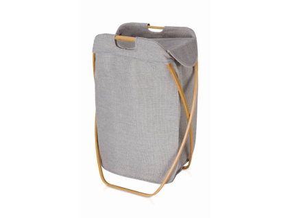 Koš na prádlo s víkem BAMBOO grey