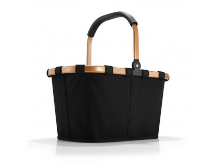 Nákupní košík CARRYBAG frame gold,black Reisenthel