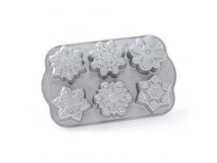 Forma na mini bábovky Sněhové vločky Nordic Ware