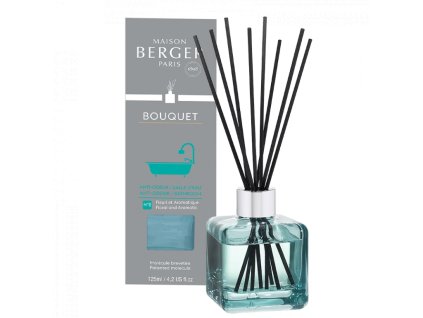 Difuzér CUBE proti zápachu z koupelny květinová vůně, 125 ml Maison Berger Paris