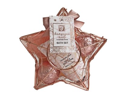 Kosmetická dárková sada Champagne Mood, měděná 4 dílná, Salsa Collection