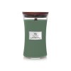 WoodWick vonná svíčka sklo velké Mint Leaves & Oak, 609 g