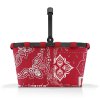 Nákupní košík CARRYBAG frame bandana red 2