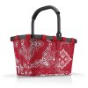 Nákupní košík CARRYBAG frame bandana red