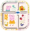 Dětský dělený talíř PEPPA PIG + kostka