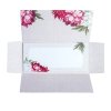 Artebene dárková obálka přání květy vínové 23 x 11 cm 2