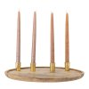 Adventní svícen KANGA p. 40 cm, přírodní