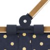 Nákupní košík CARRYBAG frame metallic dots blue 2