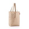 Taška přes rameno CITYSHOPPER set 2 ks, metallic dots coffee