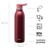 ALADDIN CityLoop Thermavac eCycle vakuová láhev 600 ml, Burgundy Red červená 3