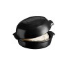 Zapékací miska s víkem BBQ 20 x 18 cm, černá