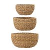Proutěné mísy LALO z mořské trávy SET 3 ks