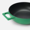 Litinová pánev TEGAME s poklicí Mattia 3.0 p. 26 cm zelená 2