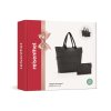 Chytrá taška přes rameno Reisenthel Shopper e1 set glossy dots black 2