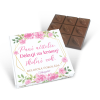 Belgická čokoláda 90 g Paní učitelce Motiv 143