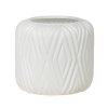 Květináč RHOMBE p. 16 cm, bílý Broste