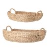 Bloomingville proutěný koš SABINA set 2ks, vodní hyacint 2