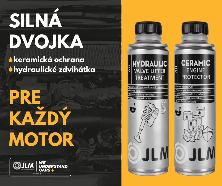 Silná dvojka pre tvoj motor - keramická ochrana motora a prísada na hydraulické zdvihátka