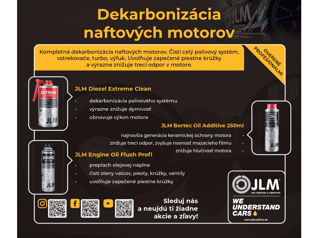 JLM dekarbonizacia naftovych motorov sada