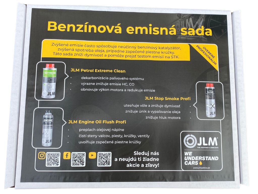 JLM benzínová emisná sada