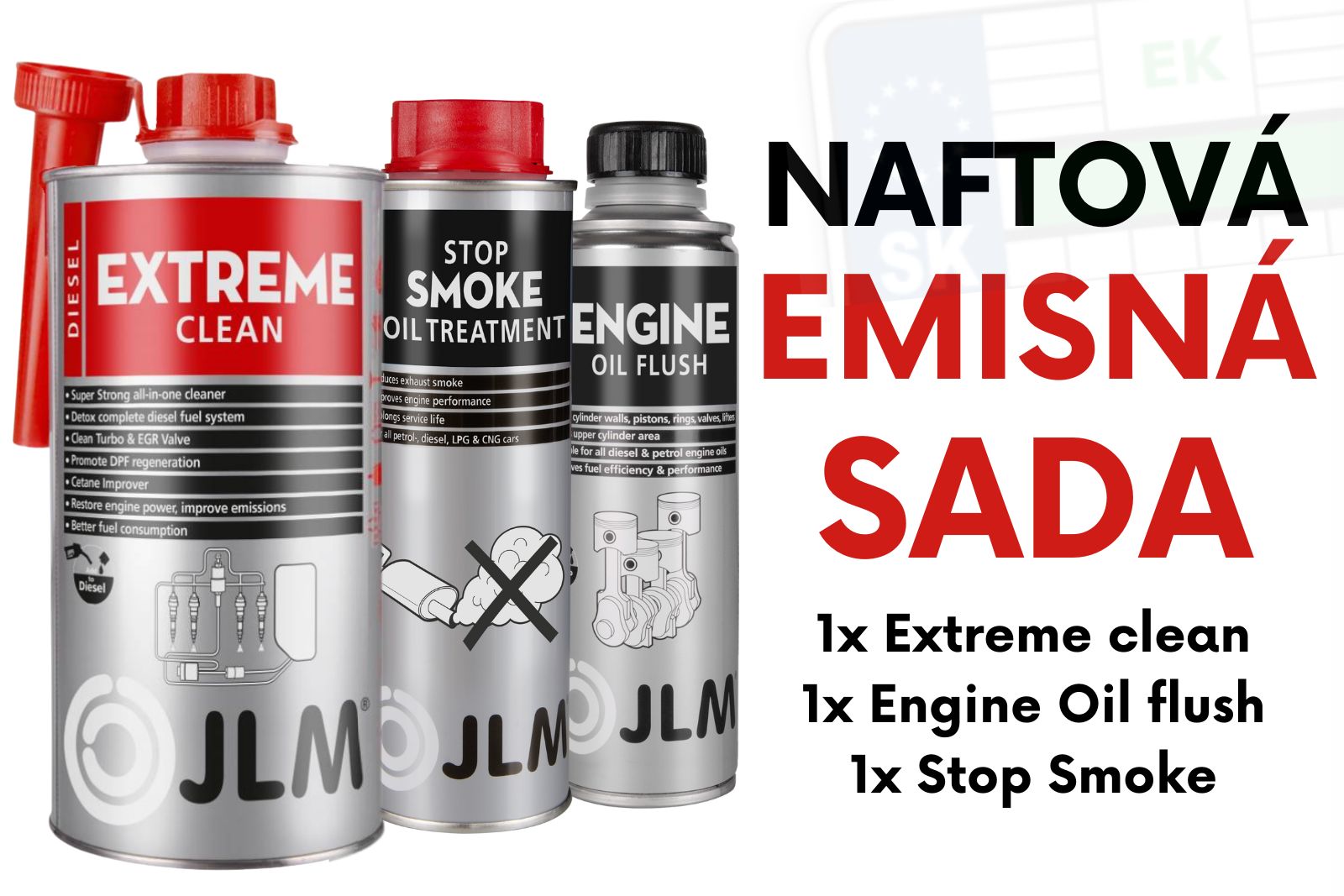 JLM naftová emisná sada