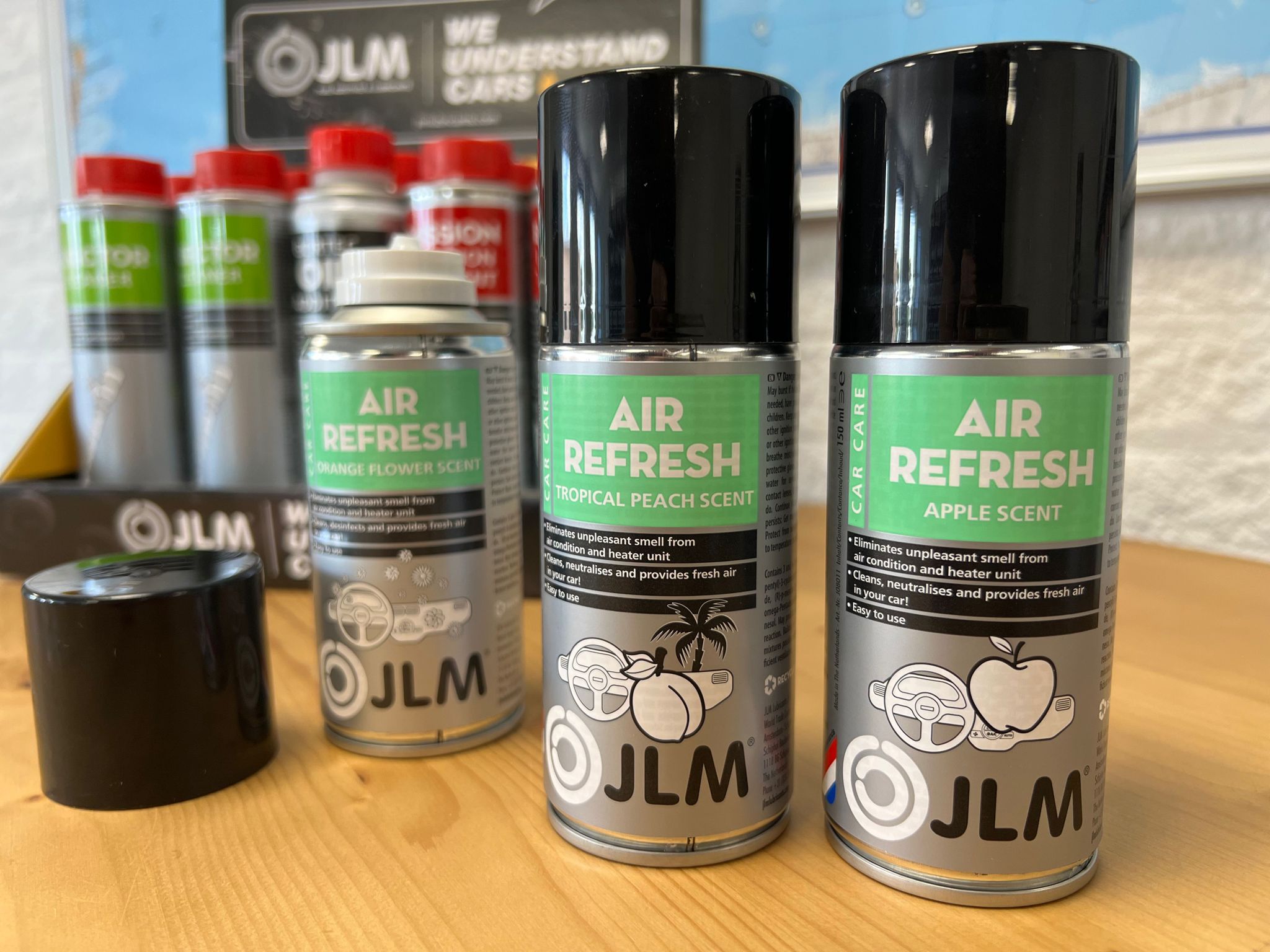 JLM Air Refresh 150 ml - osviežovač klimatizácie vôňa jablka