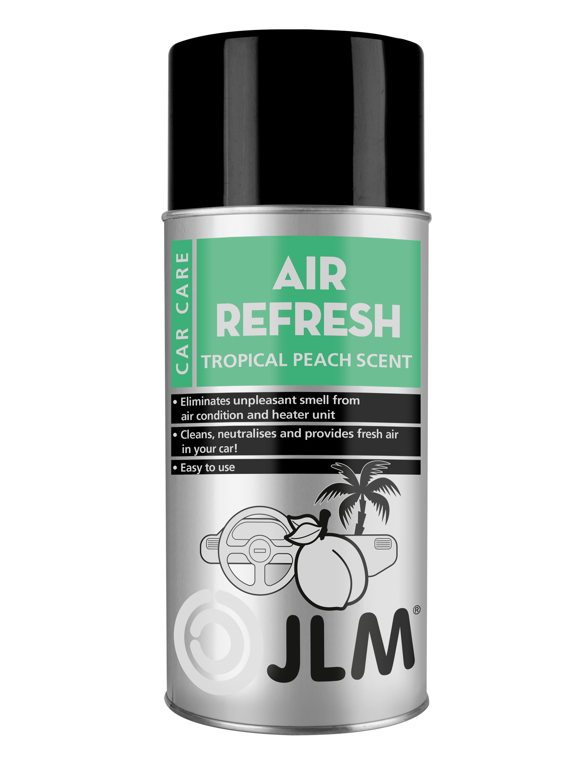 JLM Air Refresh 150 ml - osviežovač klimatizácie tropická broskyňa
