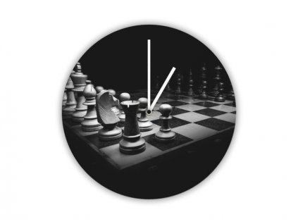 Hodiny s motivem šachy