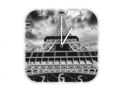 Hodiny s motivem Paříž Eiffelova věž