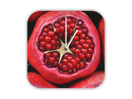 Hodiny s motivem granátové jablko