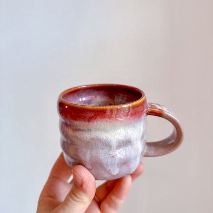 Hrnek s uchem bubble lavender 250ml