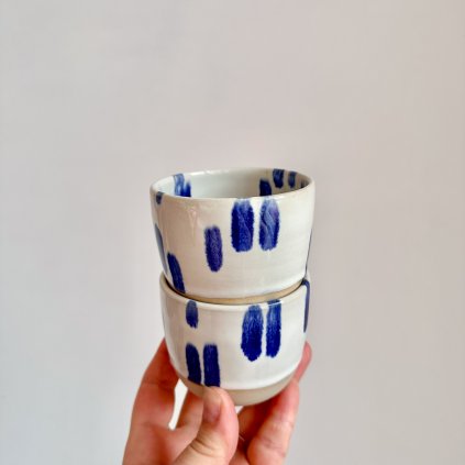 Hrnek dalmatine blue stripes