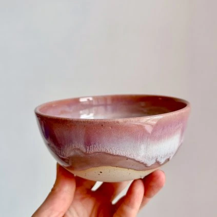 Miska lavender burgundy 500ml